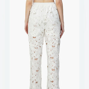 anthropologie 4our dreamers White Lace Women's Pants